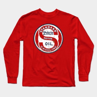 Standard Polarine Motor Oil vintage rusted sign Long Sleeve T-Shirt